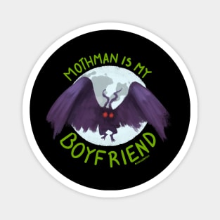 Mothman is my Boyfriend — Purple Magnet